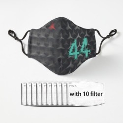 Bocca protettiva / maschera viso - PM2.5 filtri - riutilizzabili - Formula Uno