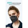 FFP2 - KN95 - PM2.5 - bocca protettiva antibatterica / maschera viso - 5-strato - riutilizzabile - 10 / 20 / 50 / 100 pezzi