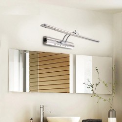 Moderno specchio bagno con interruttore - lampada LED - acciaio inox - impermeabile - 220V - 7W - 9W