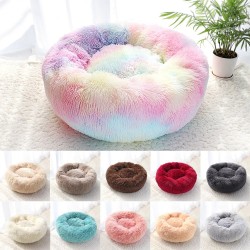 Lit moelleux confortable pour chiens / chats - coussin rond