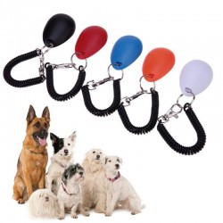 Dresseur de chiens - porte-clés réglable avec son - Clicker - dispositif anti-aboiement