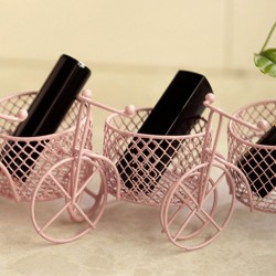 Cute iron tricycle - home decoration