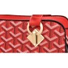 Leather handbag - crossbody - small clutch bag - geometric design - 3 pieces setSets