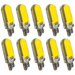 T10 - W5W - silicone case COB LED bulbs - 10pcs