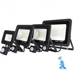 10W - 20W - 30W - 50W - LED flood light - motion sensor - waterproof outdoor reflectorFloodlights
