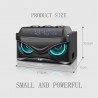 S68 - 25W - wireless Bluetooth speaker - stereo - support TF card - owl designBluetooth speakers
