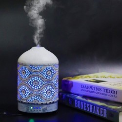 Air humidifier - essential oils diffuser - metal night lamp - 100mlHumidifiers