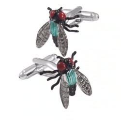 Cufflinks with flies - 2 piecesCufflinks