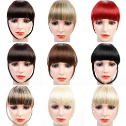 Synthetic hair fringe - with clip - volumising - extension - wigWigs
