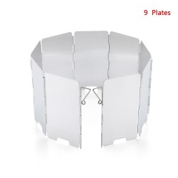 9 plates windshield - foldable - gas stove - outdoor camping - stoves / cookers