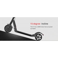 Kugoo S1 - electric scooter - 350W - 3 speed modes - 30km - foldableElectric step