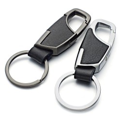 Leather keychain - with key ringKeyrings