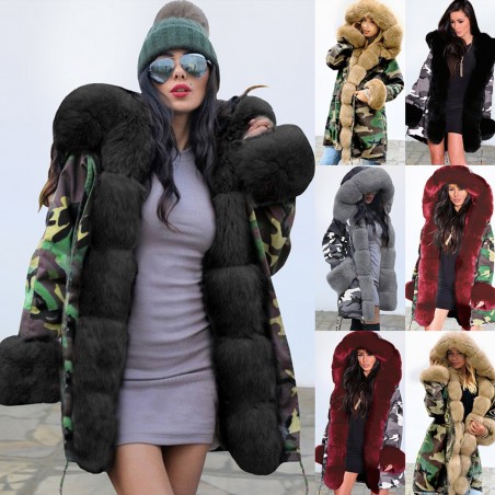 Long parka down jacket - with fur hood - waterproofJackets