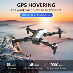 M818 - 5G - WIFI - FPV - GPS - 4K HD ESC Camera - Brushless - Foldable - RC Drone Quadcopter - RTF