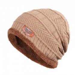 Thick cotton beanies for men