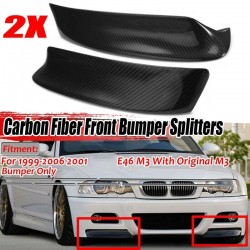 Spacco paraurti anteriore - labbro spoiler - fibra di carbonio - per BMW E46 M3 1999-2006