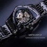 Orologio automatico a triangolo - quadrante scheletrato - impermeabile - acciaio inossidabile