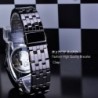 Orologio automatico a triangolo - quadrante scheletrato - impermeabile - acciaio inossidabile