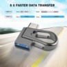 Mini memory stick - dual USB - 3.0 - OTG type-C - waterproof - rotatable- 32GB - 64GB - 128GBUSB memory