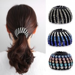 Crystal bun maker - ponytail holder - hair Clip - claw hair accessories - curler roller headwear