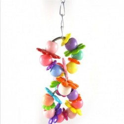 Bird / parrot hanging toy - colorful decoration - 2pcs