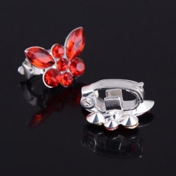 Crystal butterfly - bridal hair clip - 10pcs