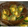 Magical - fruit lemon Slice String Lights - battery powered - indoor - outdoor
