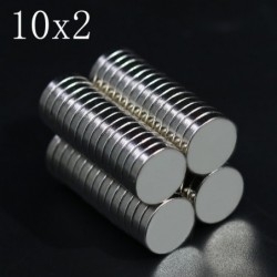 Magnete rotondo al neodimio N35 - 10mm * 2mm - 10 / 20 / 50/ 100 pezzi