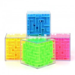 3D maze magic cube - transparent - educational toys