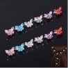 Crystal butterfly - bridal hair clip - 10pcs