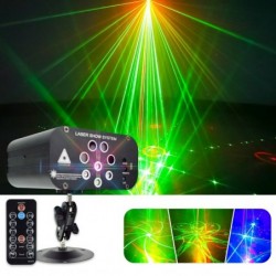 Disco light - professional - led - 8 holes laser projector -