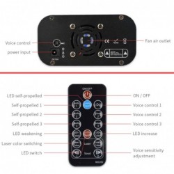 Stage / disco light - laser projector - 128 patterns - RGBW - LEDStage & events lighting