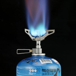 Outdoor camping  - mini gas burner - portable - emergency must