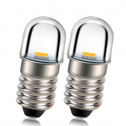 Light bulbs - warm white led - 2pcs - 3v - 6v - 12v