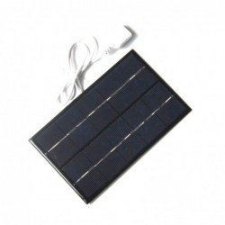 Solar panel outdoor - 5W 5V  -  portable - usb - fast - light - traveling