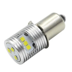 P13.5S / E10 - Lampadina LED - 6000K bianco - per torcia - 2 pezzi