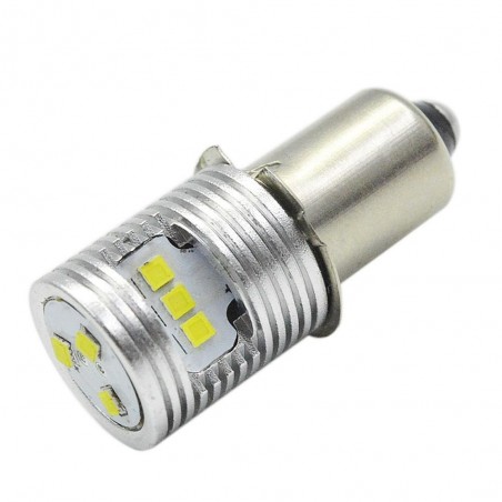 P13.5S / E10 - LED bulb - 6000K white - for flashlight - 2 piecesE10