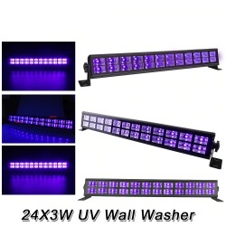 Luce da palcoscenico UV a doppia fila - barra LED - DMX - UV - 3W - per club/discoteca