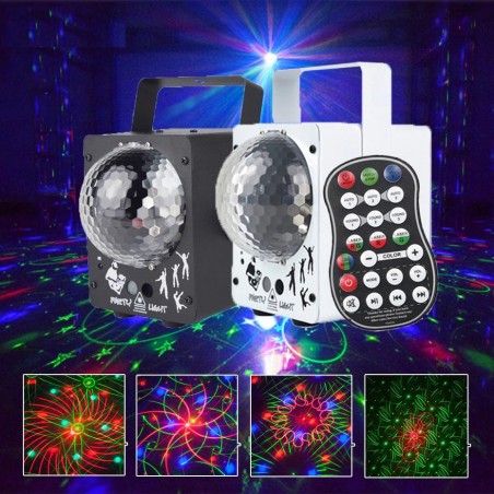 Portable disco ball - stage light - laser projector - RGB - LED - with 60 patternsStage & events lighting