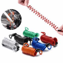 2.5M spring cable lock - anti theft protection - alarm