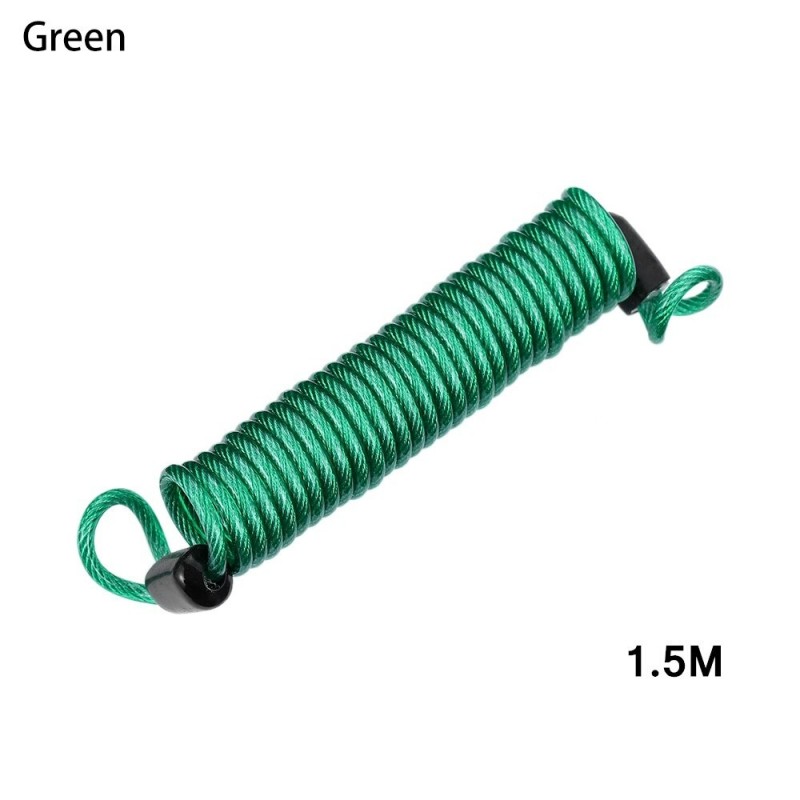 Bicycle / motorcycle anti-theft lock - spring cable wireBicycle