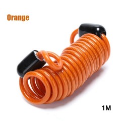 Bicycle / motorcycle anti-theft lock - spring cable wireBicycle