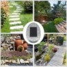 Pebble stone - solar lights - LED - waterproof - garden / driveway