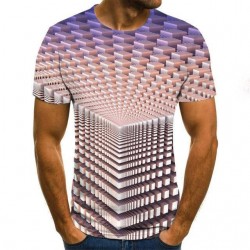 3D geometric print - classic short sleeve t-shirtT-shirts
