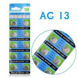 AG13 - 1.55V - alkaline cell battery - 10 piecesBattery
