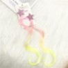 Hair clip with colorful hair - star / heart / butterfly - 2 piecesWigs
