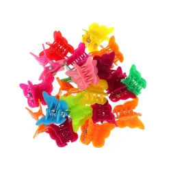 Mini colourful butterflies - hair clipsHair clips