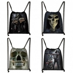 Grim reaper / skull design - string bag - unisex