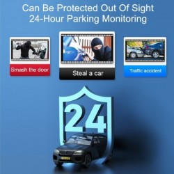 AZDOME M17 - dash cam - DVR - parking monitor - WiFi - night vision - dual lensDash cams