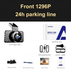 AZDOME M17 - dash cam - DVR - parking monitor - WiFi - night vision - dual lensDash cams